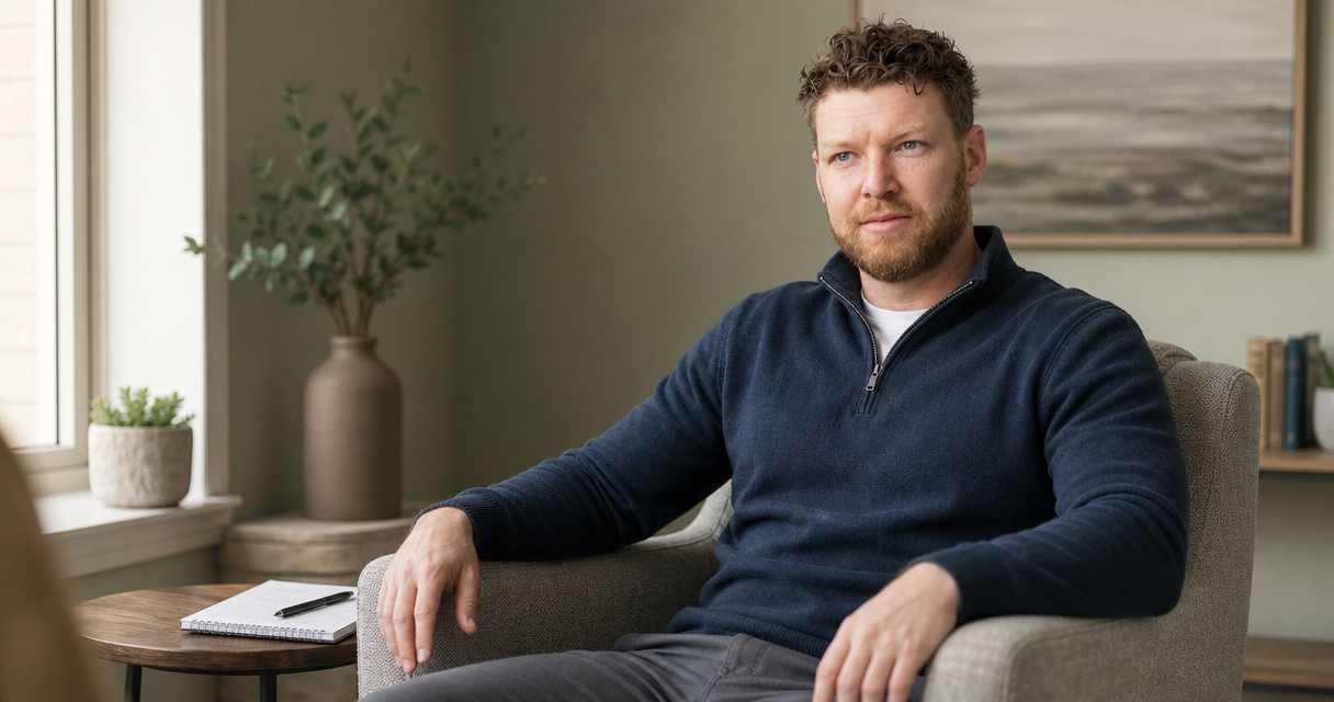 Brandon Boorsma providing anxiety and depression therapy in Lethbridge.