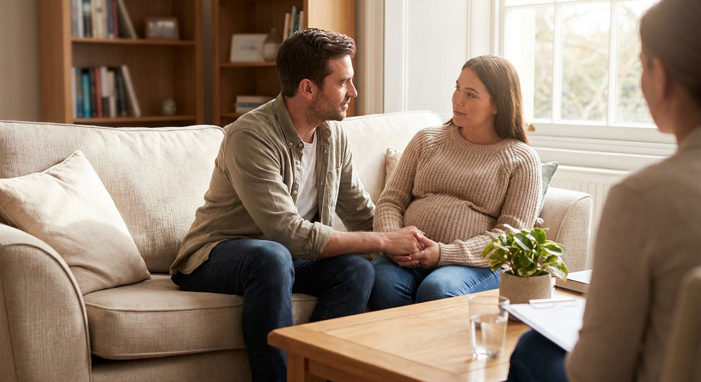 Marriage counselling for couples expecting a baby