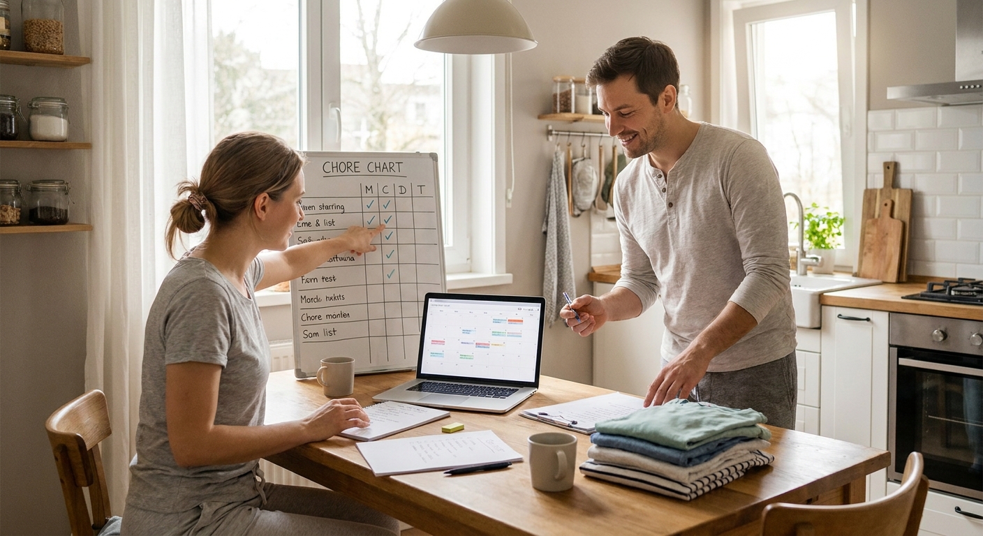 Best ways to divide household responsibilities as a couple