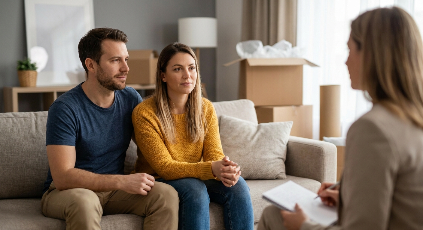 Couples counselling after a major move or relocation