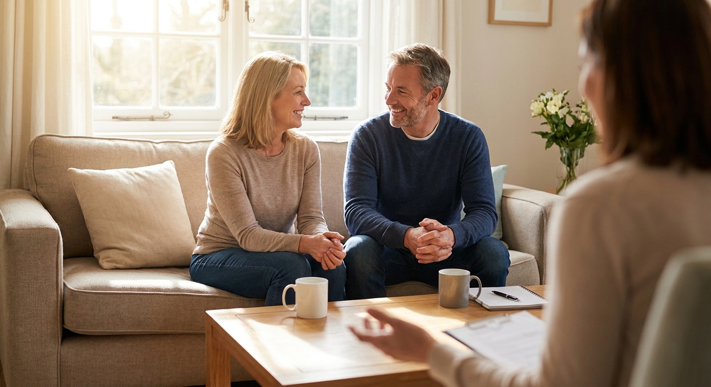 Couples counselling for empty nest couples reconnecting