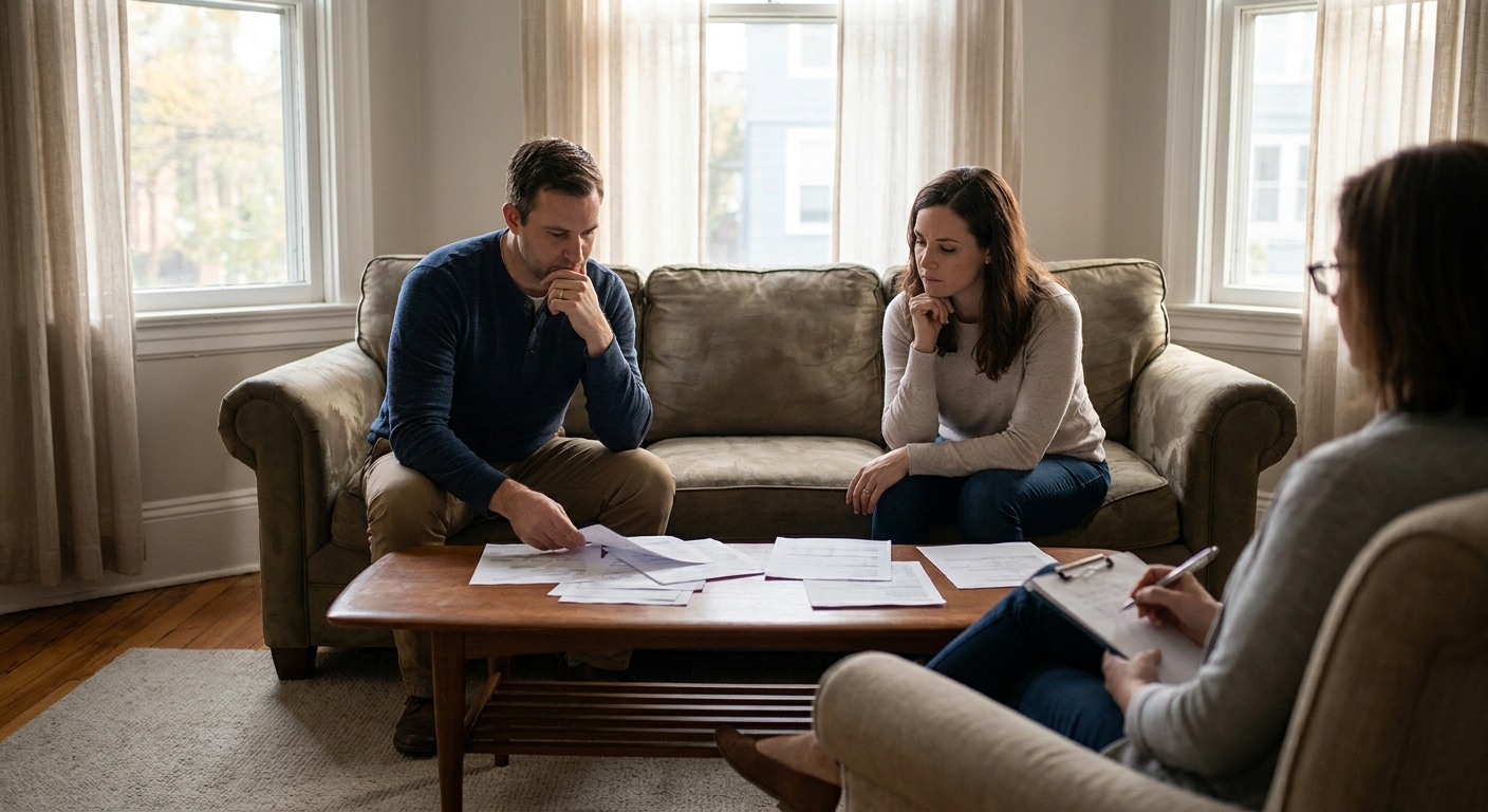 Couples counselling for financial stress and money conflict