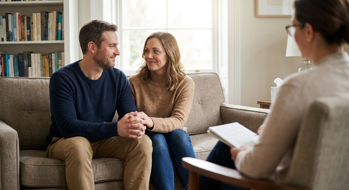 Couples counselling for reconnecting after growing apart