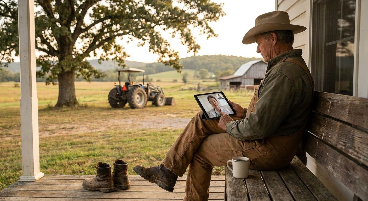 How to fit therapy into a busy farming or ranching schedule