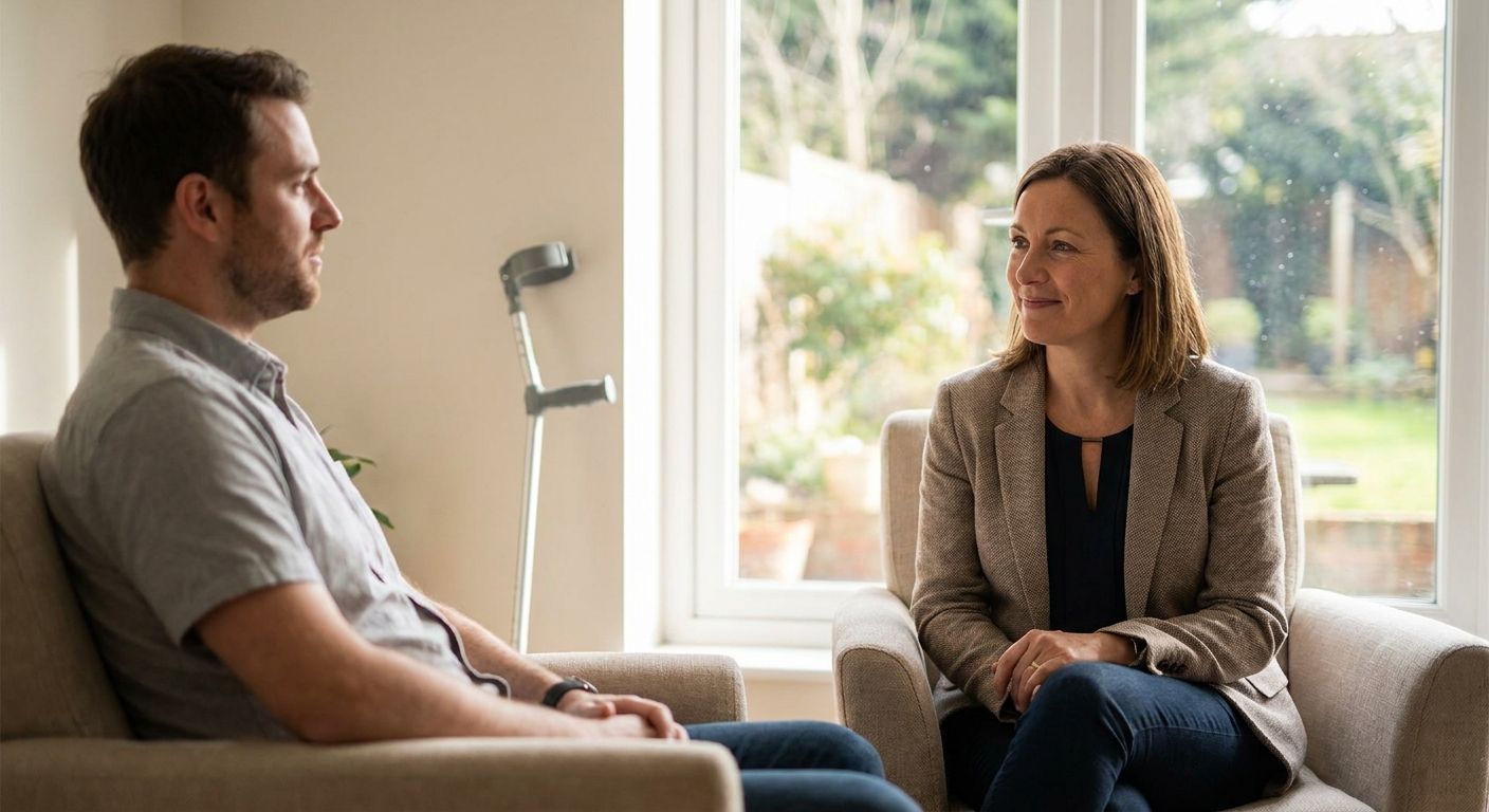 Individual therapy for trauma after an accident or injury