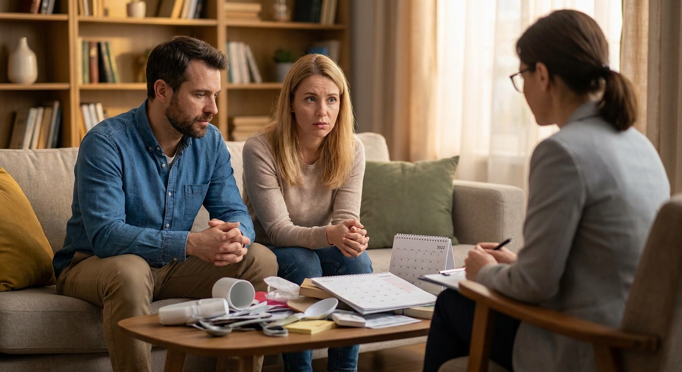 Marriage counselling for conflict over household responsibilities