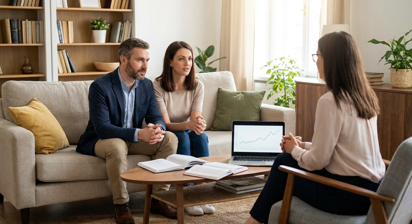 Marriage counselling for couples adjusting to a career change