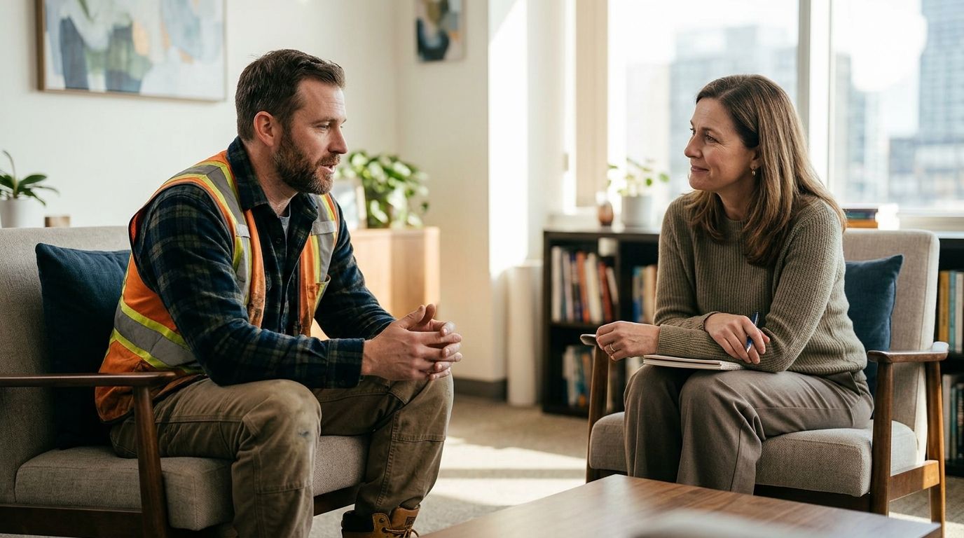 Individual therapy for construction workers: complete 2026 guide